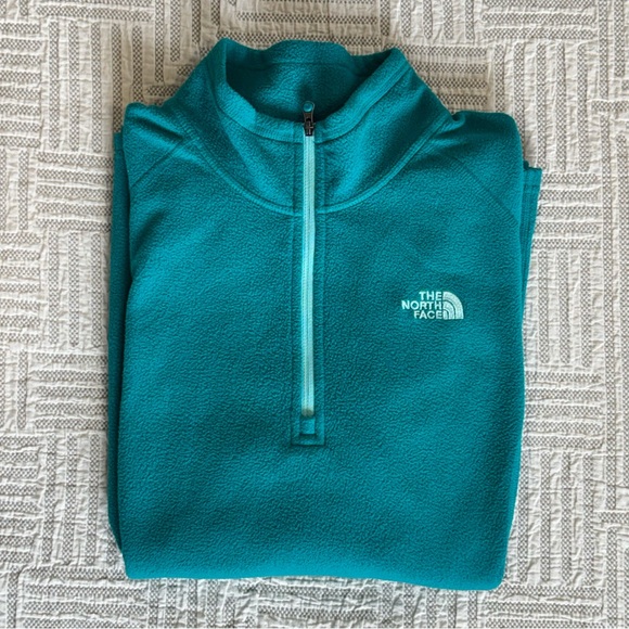 The North Face Women’s Glacier 1/4 Zip Fleece – Teal - Large - Picture 11 of 11